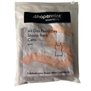 Shapermint Every Day Scoop Neck Cami Brown‎ 2XL Control Comfort Slim Smoothing